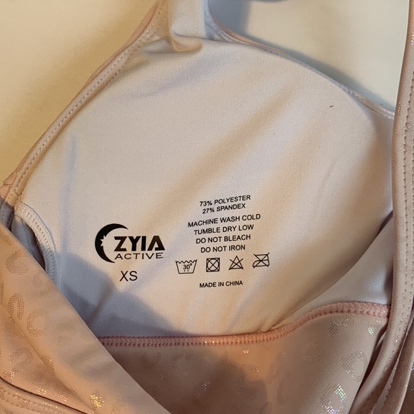 ZYIA Pink Sports Bra size XS - Picture 5 of 7